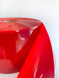 ПВХ завеса рулон красная непрозрачная 2x200 (5м)